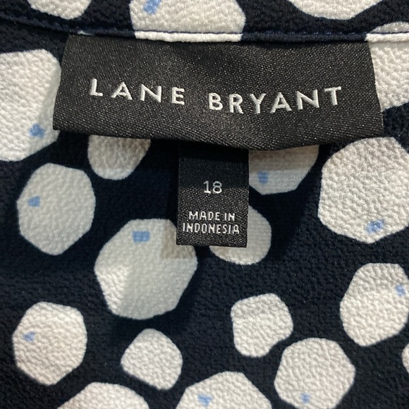 Lane Bryant Longsleeve Button Career Blouse 18 - Picture 2 of 3